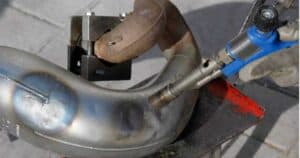 Soldadura tubo de escape